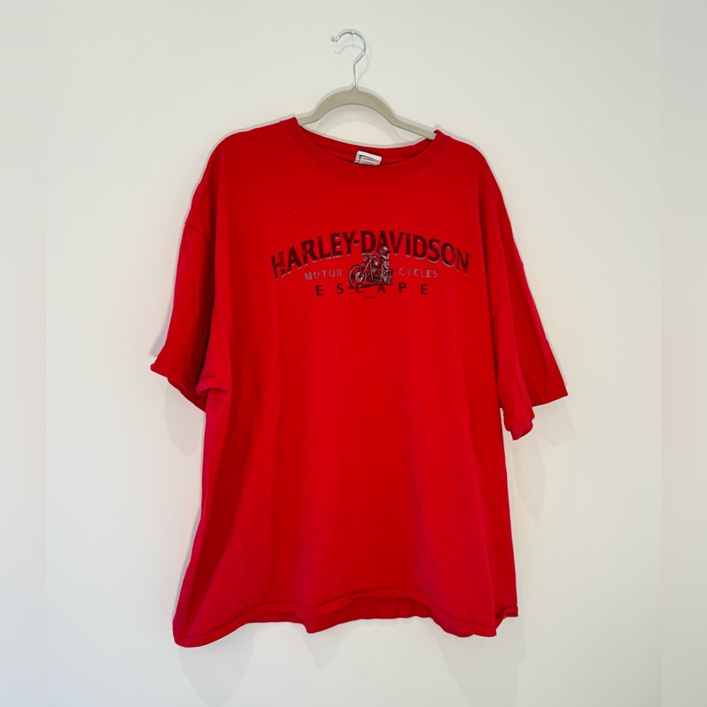 Harley Davidson Vintage MotorCycles Escape Route 66 T-Shirt 3XL